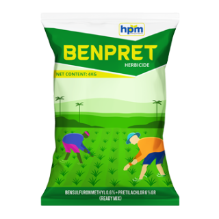 Benpret - Bensulfuron Methyl 0.6% + Pretilachlor 6% GR - HPM