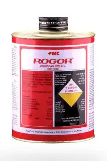 Rogor Insecticide - Dimethoate 30% EC for pests, aphids, thrips, mites and scale insects - 1 ltr - FMC
