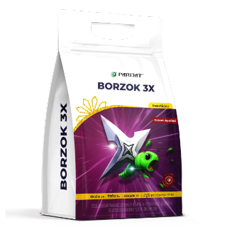 Borzok 3X - Chlorantraniliprole 0.4% + Fipronil 0.6% + Clothianidin 1.00% w/w GR - Parijat